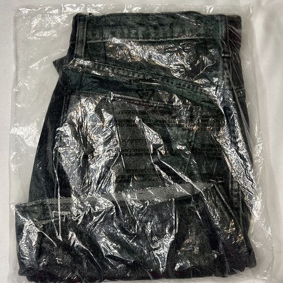Hudson Jeans Blackened Metallic Denim Skirt Size 25 - Picture 5 of 6